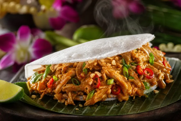 Thai peanut chicken tapioca